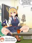  dawapat jojo&#039;s_bizarre_adventure kobayashi_(dragon_maid) miss_kobayashi&#039;s_dragon_maid spray_bottle text tohru_(dragon_maid) translation_request 