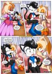 2_girls 2girls archie_comics bbmbbf comic cream_the_rabbit female/female female_only hershey_n'_cream hershey_the_cat mobius_unleashed palcomix sega sonic_(series) sonic_the_hedgehog_(series) vanilla_the_rabbit