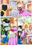 2_girls 2girls 3girls archie_comics bbmbbf comic cream_the_rabbit female/female female_only hershey_n'_cream hershey_the_cat mobius_unleashed palcomix sega sonic_(series) sonic_the_hedgehog_(series) vanilla_the_rabbit