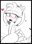 1boy 1girl amy_rose anus ass blush buttjob cum_on_body erection eyelashes faceless_male female_on_top furry hairband half-closed_eyes hearlesssoul heart hedgehog looking_back male/female nude open_mouth penis pussyjob rear_view saliva sega sex solo_focus sonamy sonic_the_hedgehog tongue tongue_out