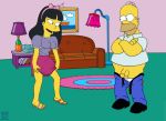 boner dress funny gif guido_l homer_simpson jessica_lovejoy the_simpsons