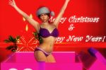 1girl 3d background background_text big_breasts bow box bra breasts brown_hair brunette christmas christmas_hat christmas_present ellie female female_human female_only games gift gift_box happy_new_year hat hazel_eyes human human_only legs merry_christmas mistletoe new_year new_years new_years_eve panties posing present render ribbon santa_hat simple_background solo solo_female teasing text the_last_of_us underwear underwear_only video_games xnalara xps