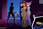 blackfire bondage dc_comics dcau deadinside97 imminent_sex implied_sex jinx komand'r koriand'r medium_breasts nude_female rachel_roth raven_(dc) starfire teen_titans yuri