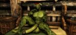  argonian hyper_penis male muscular nude the_elder_scrolls 