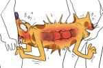 cat catdog catdog_(series) deformed dog fellatio spitroast yaoi