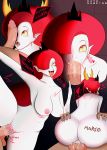 ! artist_request ass big_ass big_breasts character_name cum cum_in_pussy cum_inside hair_over_one_eye heart hekapoo kath_hawkins nude penis penis_on_face penis_on_head pussy_juice sex shocked star_vs_the_forces_of_evil surprised vaginal vaginal_penetration