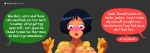 1girl alex_(totally_spies) black_hair blonde_hair breasts brown_skin commission dark-skinned_female dark_skin digital_media_(artwork) human patreon photoshop red_hair shadow2007x spy totally_spies