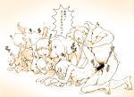 3_girls 3boys age_difference ahegao bald bar_censor breasts censored cum cum_in_orifice cum_in_pussy dark_skin doggy_position e_keroron fat_man fucked_silly grin group_sex hairy_legs hetero indoors interracial kneel lana leg_grab lillie lillie_(pokemon) long_hair lying male_pubic_hair mallow mallow_(pokemon) mao_(pokemon) medium_breasts missionary mosaic_censoring multiple_girls navel nipples old_man plump pokemon pokemon_(game) pokemon_sm pubic_hair rolling_eyes saliva sex short_hair suiren_(pokemon) top-down_bottom-up vaginal vaginal_penetration