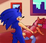 1girl amy_rose ass dreamcastzx1 sonamy sonic_the_hedgehog vaginal_penetration