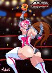  alluring ass belt big_ass black_panties brown_eyes brown_hair bubble_butt championship_belt clothed clothed_female dat_ass feathers hentai-foundry jaycee jaycee_(tekken) julia_chang legs long_hair luchador luchadora mask namco panties pose posing rukasu rukasusan tekken tekken_tag_tournament_2 thick_thighs thighs twin_tails twintails v voluptuous wrestling wrestling_outfit wrestling_ring xwf 