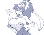 big_breasts body_bags cosplay gewd-boi j-squared j-squared_(artist) monochrome panda_delgado rouge_the_bat rouge_the_bat_(cosplay) sega sonic_(series)