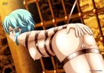  1girl ass bent_over looking_at_viewer looking_back nude palcomix pussy sinon_(sao) slavetoon sword_art_online 