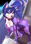  alluring anthro blue_fur bodysuit do_not_distribute furry green_eyes hot krystal nintendo pak009 pakwan008 sexy star_fox star_fox_assault vixen voluptuous 