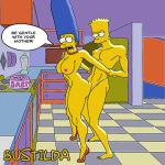 bart_simpson english_text impregnation inbreeding incest marge_simpson mother's_duty mother_and_son not_inside text the_simpsons unwanted_creampie unwanted_ejaculation unwanted_impregnation