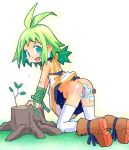  bottlemail green_eyes green_hair marona phantom_brave stomach_bulge vaginal_object_insertion 