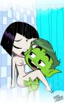  beast_boy dc_comics pancakemckennz raven_(dc) supermirukuu teen_titans teen_titans_go 