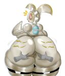 1girl ass ass_grab big_ass game_freak huge_ass magearna nintendo pokemon sssonic2