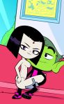  beast_boy dc_comics pancakemckennz raven_(dc) supermirukuu teen_titans teen_titans_go 