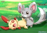 bbmbbf minccino nintendo palcomix plusle pokemon pokepornlive