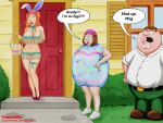  big_ass big_breasts chubby easter family_guy lois_griffin meg_griffin peter_griffin 