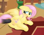 1_female 1_male 1boy 1girl anal anal_penetration cutie_mark erection female female_pegasus fluttershy fluttershy_(mlp) friendship_is_magic horsecock my_little_pony pegasus penis pussy rainbownspeedash sex