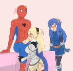 corrin corrin_(fire_emblem) lucina lucina_(fire_emblem) spider-man spider-man_(series)