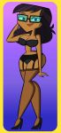  big_breasts cartoon_network codykins123 ellody_(the_ridonculous_race) glasses lingerie the_ridonculous_race total_drama_island 