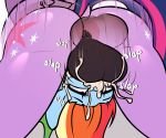 2018 2girls anthro anus ass cum cum_in_hair cum_on_face cutie_mark deepthroat digital_media_(artwork) dock duo elzzombie friendship_is_magic furry futa_on_female futanari hair highres mammal motion_lines multicolored_hair multiple_girls my_little_pony nude oral rainbow_dash sex simple_background testicles twilight_sparkle