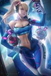  cellphone cosplay d.va d.va_(overwatch) metroid metroid_(creature) overwatch sakimichan samus_aran 