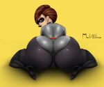  1girl armwear ass ass_focus big_ass big_breasts bottom_heavy brown_hair bubble_ass bubble_butt cartoon_milf clothed clothed_female clothing cosplay curvaceous curves dat_ass disney elastigirl eyewear fat_ass fat_butt female_focus female_only footwear handwear hazel_eyes helen_parr hips hourglass_figure huge_ass large_ass large_butt latex legs legwear looking_at_viewer mask mature mature_female mechglenn milf pixar seductive seductive_look seductive_pose seductive_smile sexy sexy_ass sexy_body sexy_pose short_hair signature smelly_ass superhero superheroine the_incredibles the_incredibles_2 thick_ass thick_thighs thighs voluptuous watermark wide_hips 