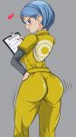  1girl anime_milf ass ass_focus big_ass big_breasts blue_eyes blue_hair bottom_heavy breasts bubble_butt bulma_brief closed_eyes clothed clothed_female clothing dat_ass dragon_ball dragon_ball_super dragon_ball_super:_super_hero dragon_ball_z ear_piercing earrings fat_ass female_focus female_only large_ass looking_at_viewer looking_back mature mature_female milf nipple_bulge one_eye_closed open_mouth piercing seductive seductive_smile sexy sexy_ass sexy_body sexy_breasts short_hair sideboob simple_background smile solo_female solo_focus tagme thick_thighs voluptuous white_background wide_hips 