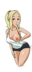  1girl breast gravity_daze gravity_rush kat_(gravity_rush) kitten_(gravity_daze) nipple 