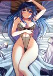  1girl alluring blue_hair breasts caeda caeda_(fire_emblem) fire_emblem fire_emblem:_mystery_of_the_emblem high_res lingerie nintendo underwear 