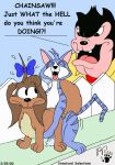  chainsaw_(goof_troop) disney doggy_position from_behind goof_troop kthanid peter_pete vaginal waffles_(goof_troop) 