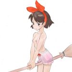  bloomers broom broom_riding kiki kiki&#039;s_delivery_service kikis_delivery_service majo_no_takkyuubin small_breasts topless 