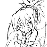 disgaea monochrome rozalin tagme white_background