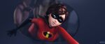 bbc big_breasts bodysuit brown_hair cartoon_milf dark-skinned_male helen_parr interracial light-skinned_female masked_female milf penis_out rape short_hair smitty34 stuck stuck_in_door superheroine the_incredibles trapped