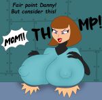 bodysuit breast_drop breasts_bigger_than_head cartoon_milf danny_fenton danny_phantom fair_argument_but… foxtide888 huge_breasts looking_down madeline_fenton mature_female mature_woman meme milf nipples nipples_visible_through_clothing sexy sexy_breasts table