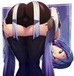 1girl 1girl 1girl aqua_(kingdom_hearts) ass big_ass bike_shorts cameltoe clothed_female disney eye_contact female_focus female_only half-closed_eyes high_res huge_ass kingdom_hearts looking_at_viewer looking_back presenting presenting_hindquarters ravenravenraven short_hair solo_female solo_focus square_enix stockings tagme thick_thighs video_game_character video_game_franchise wide_hips