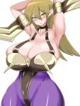  alexis_rhodes big_ass big_breasts blonde_hair cosplay harpie_lady hourglass_figure pointy_ears yellow_eyes yu-gi-oh! 