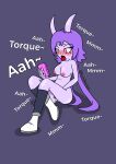  1girl anthro anus aquatic_dragon big_breasts breasts culfyr dialogue dragon freedom_planet marine masturbation moaning nipples nude pussy sash_lilac scalie video_games 