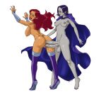 @_(artist) ahegao anal anus anus_juice areolae ass big_ass big_breasts big_penis big_testicles breasts dc_comics dcau diphallism double_penetration female from_behind futanari futanari_on_female futanari_with_female koriand'r nipples nude penetration penis pussy pussy_juice rachel_roth raven_(dc) standing_sex starfire teen_titans testicles vaginal