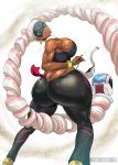 arms_(game) big_ass dark-skinned_female dark_skin nintendo twin_tails twintelle wide_hips