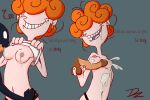 cum cum_on_breasts dzyer ed,_edd,_'n'_eddy kanker_sisters lactating lactation lee_kanker sucking_nipples thong