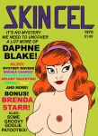 1girl breasts daphne_blake female magazine_cover nude red_hair scooby-doo