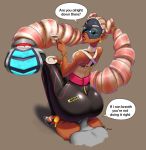 arms_(game) big_ass dark-skinned_female dark_skin facesitting nintendo twin_tails twintelle wide_hips