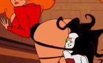 black_hair bondage face_in_ass gif powerpuff_girls pussylicking pyramid_(artist) red_hair sara_bellum sedusa sex yuri