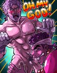  cheating_husband jojo&#039;s_bizarre_adventure joseph_joestar male/male muhammad_avdol stardust_crusaders yaoi 