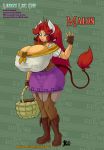  big_breasts breasts cleavage cow_girl cow_horns cow_tail female lurkergg malon nipples ocarina_of_time solo the_legend_of_zelda 