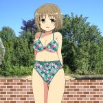 bra idolmaster mimura_kanako outside panties